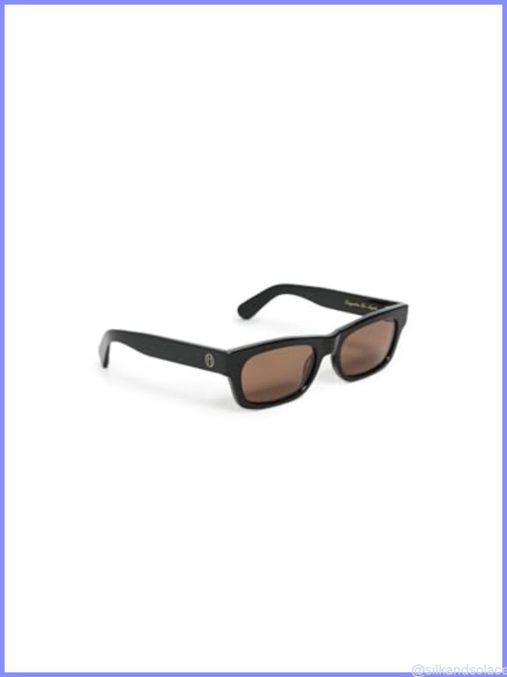 Rectangle Acetate Sunglasses Retro 100% UV Protection Designer Style